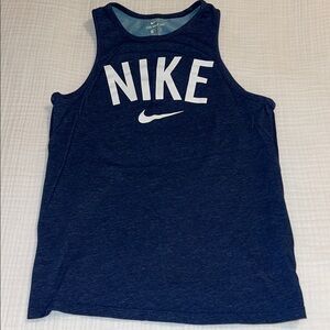 Nike Women's Dark Blue Tank Top